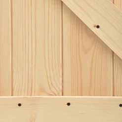 VIDAXL - Porte coulissante et kit de quincaillerie 70x210 cm pin massif