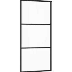 VIDAXL - Porte coulissante avec kit de quincaillerie 90x205 cm verre esg