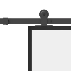 VIDAXL - Porte coulissante avec kit de quincaillerie 90x205 cm verre esg