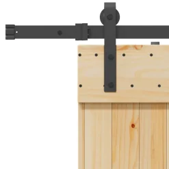 VIDAXL - Porte coulissante et kit de quincaillerie 70x210 cm pin massif