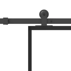 VIDAXL - Porte coulissante et quincaillerie esg verre et aluminium