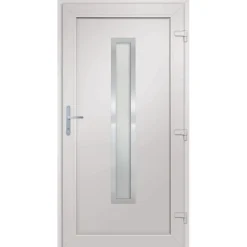 VIDAXL - Porte d'entrée anthracite 98x190 cm pvc