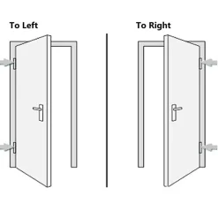VIDAXL - Porte d'entrée anthracite 98x190 cm pvc