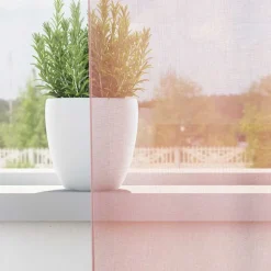 VIDAXL - Rideaux en voile avec œillets 2 pcs rose clair 140x225 cm