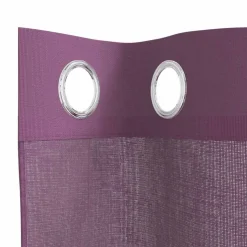 VIDAXL - Rideaux en voile avec œillets 2 pcs violet 140x300 cm
