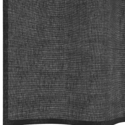 VIDAXL - Rideaux en voile avec œillets 2 pcs noir 140x175 cm