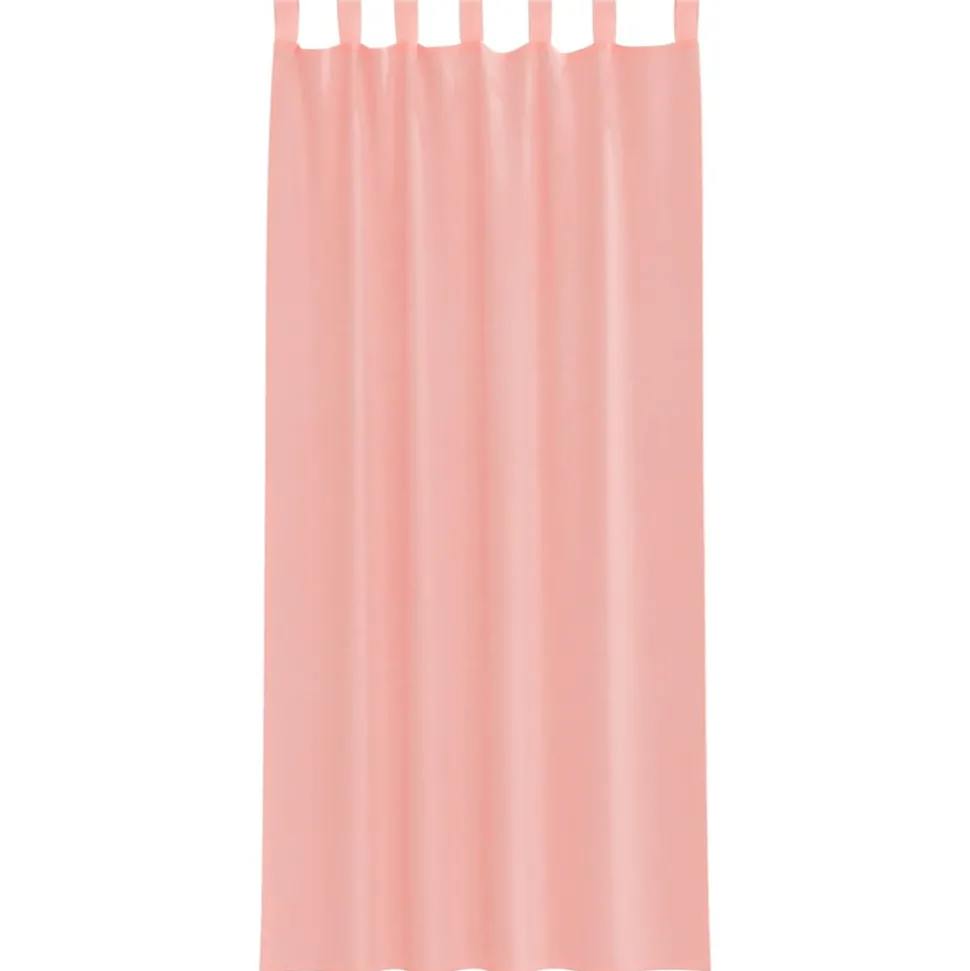 VIDAXL - Rideaux en voile avec passe-tringles 2 pcs rose