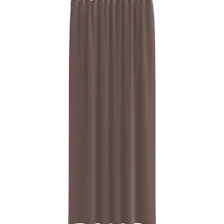 VIDAXL - Rideaux en voile avec passants 2 pcs marron