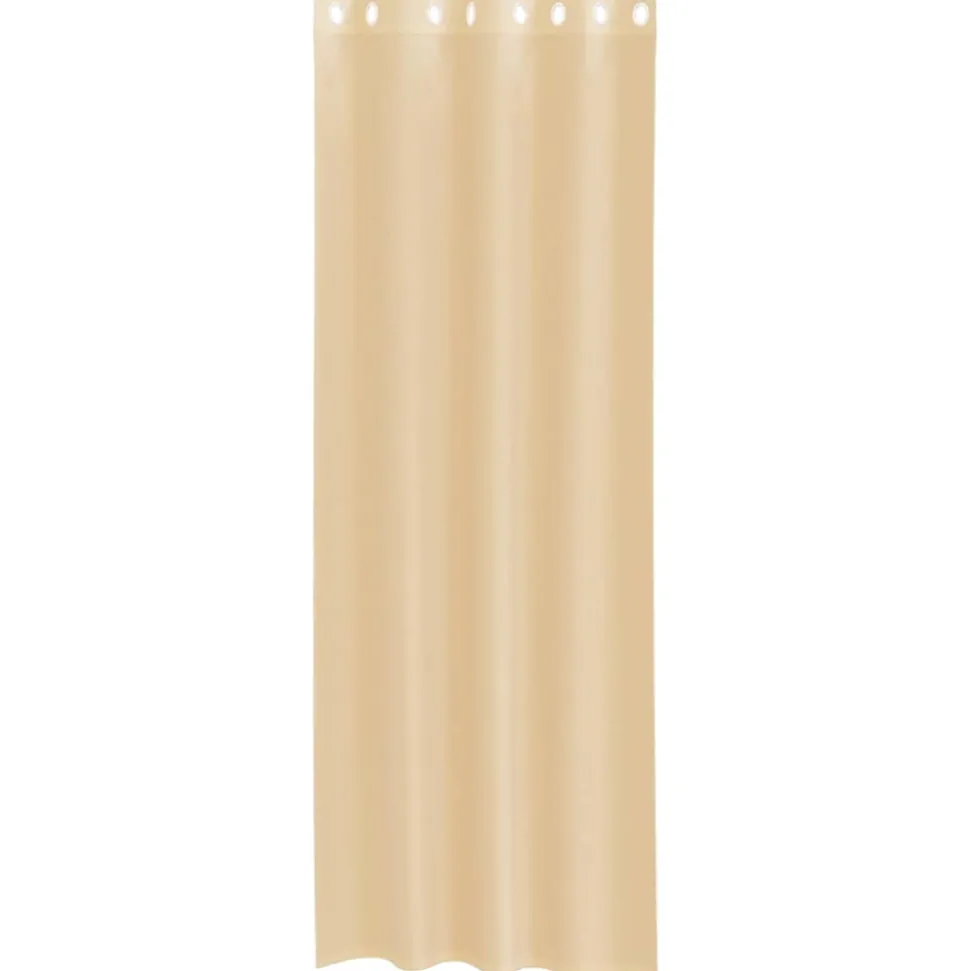 VIDAXL - Rideaux en voile avec œillets 2 pcs sable