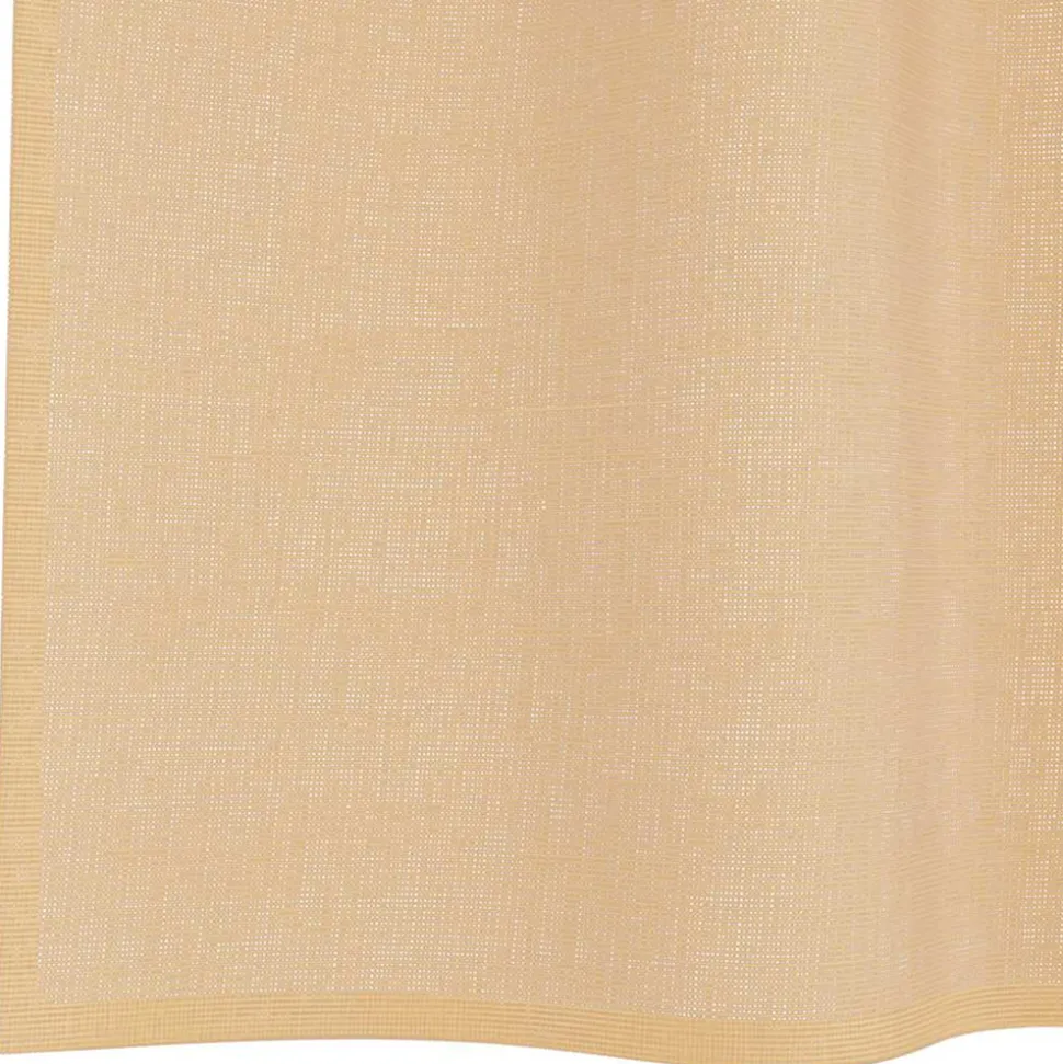 VIDAXL - Rideaux en voile avec œillets 2 pcs sable