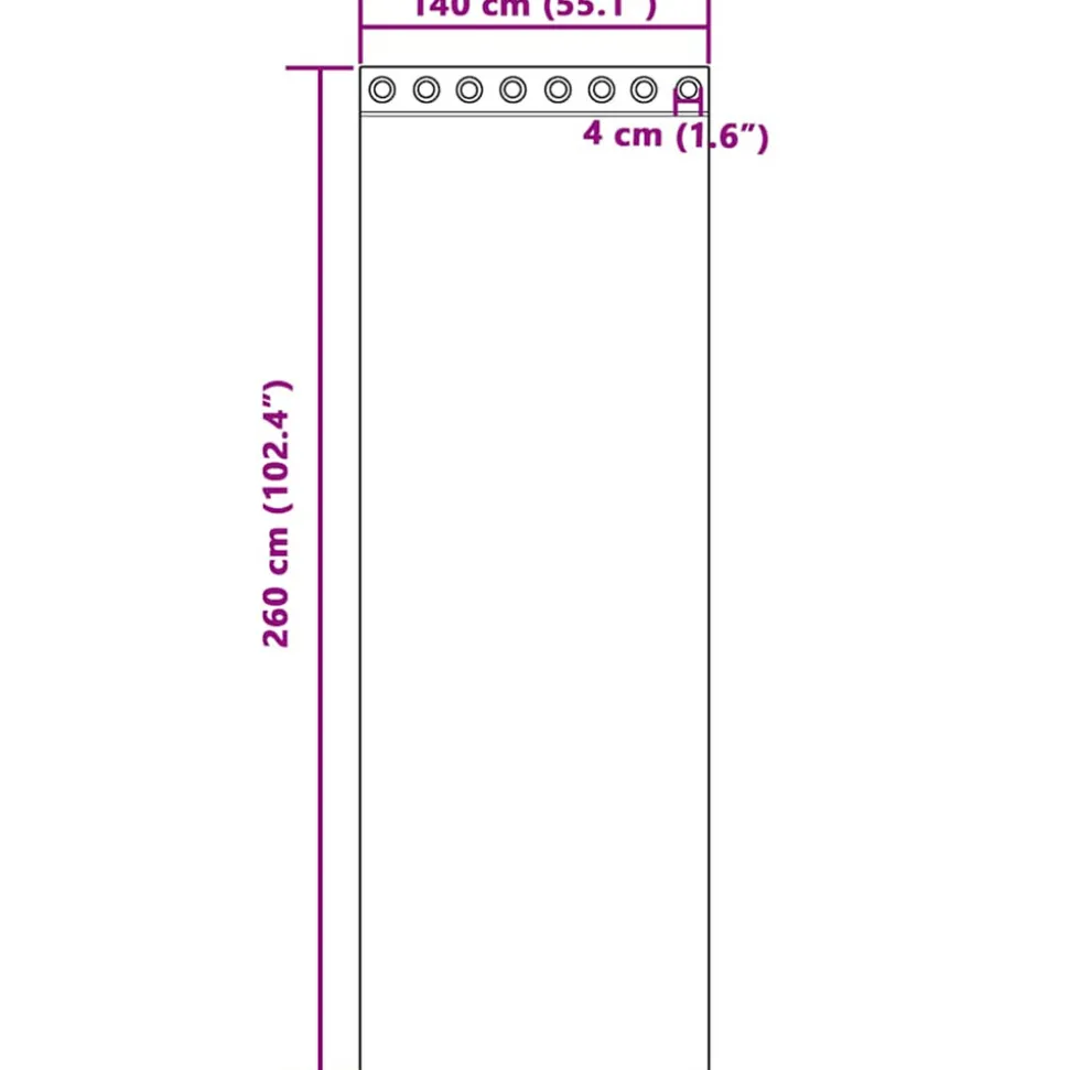 VIDAXL - Rideaux en voile avec œillets 2 pcs sable