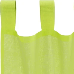 VIDAXL - Rideaux en voile avec passants 2 pcs vert pomme
