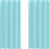 VIDAXL - Rideaux en voile avec œillets 2 pcs turquoise