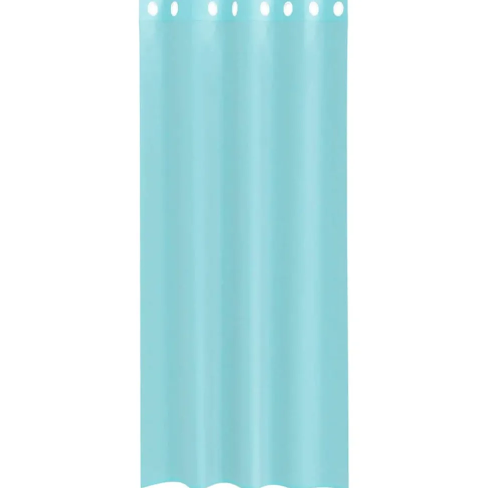 VIDAXL - Rideaux en voile avec œillets 2 pcs turquoise