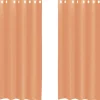 VIDAXL - Rideaux en voile avec œillets 2 pcs terre cuite