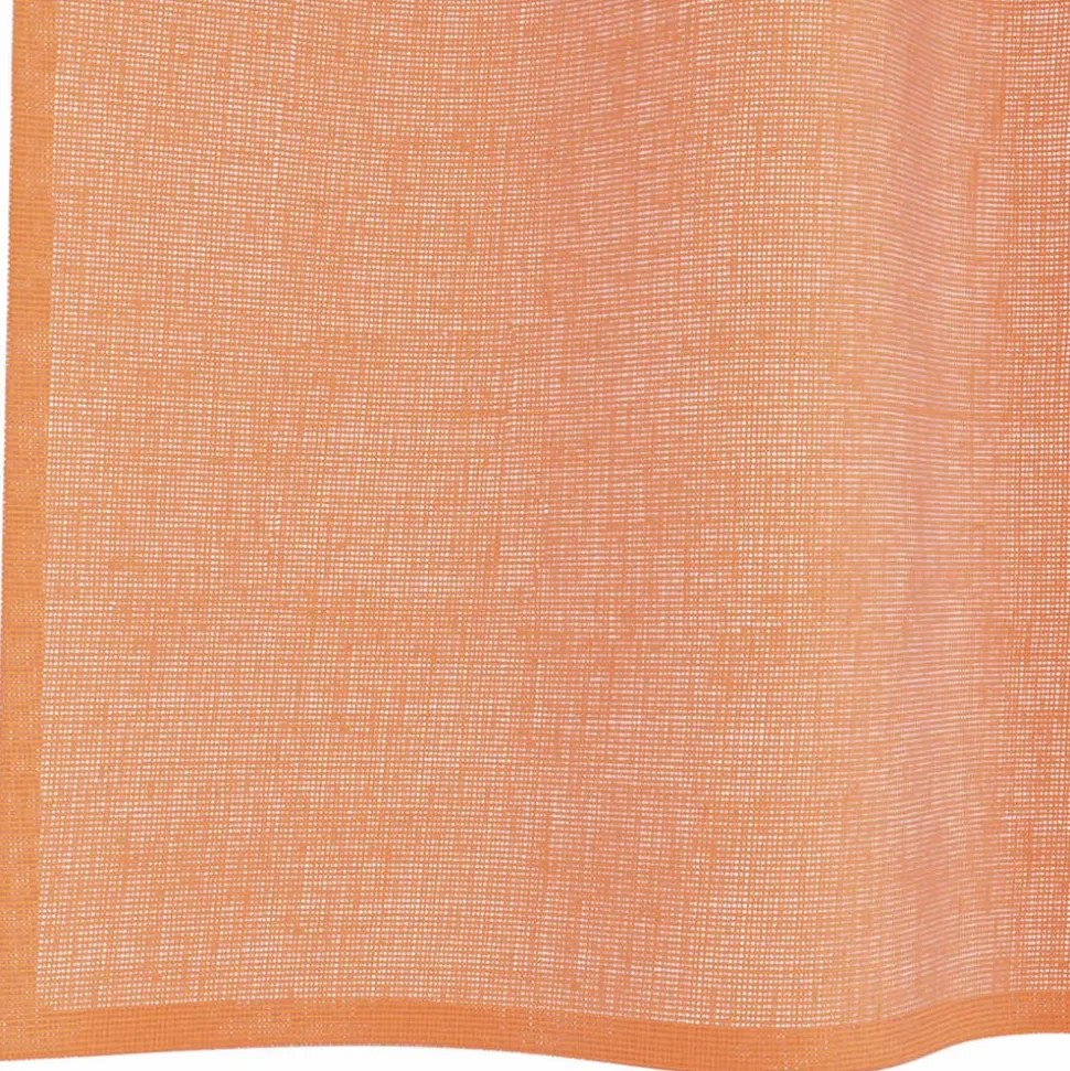 VIDAXL - Rideaux en voile avec œillets 2 pcs terre cuite