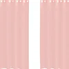 VIDAXL - Rideaux en voile avec œillets 2 pcs rose 140x245 cm