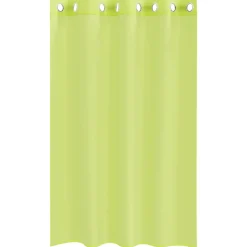 VIDAXL - Rideaux en voile avec œillets 2 pcs vert pomme 140x175 cm