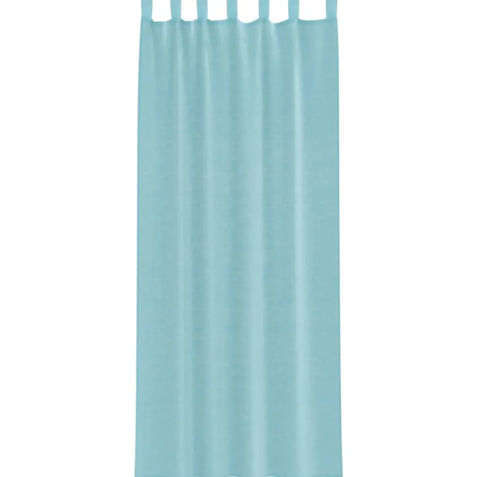 VIDAXL - Rideaux en voile avec boucles 2 pcs turquoise 140x260 cm
