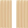 VIDAXL - Rideaux en voile avec œillets 2 pcs sable