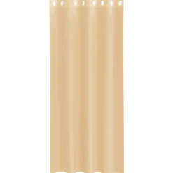 VIDAXL - Rideaux en voile avec œillets 2 pcs sable