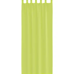 VIDAXL - Rideaux en voile avec passants 2 pcs vert pomme