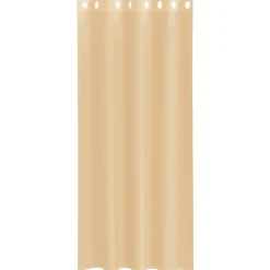 VIDAXL - Rideaux en voile avec œillets 2 pcs sable