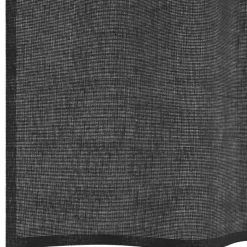 VIDAXL - Rideaux en voile avec œillets 2 pcs noir 140x245 cm