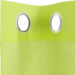 VIDAXL - Rideaux en voile avec œillets 2 pcs vert pomme 140x245 cm