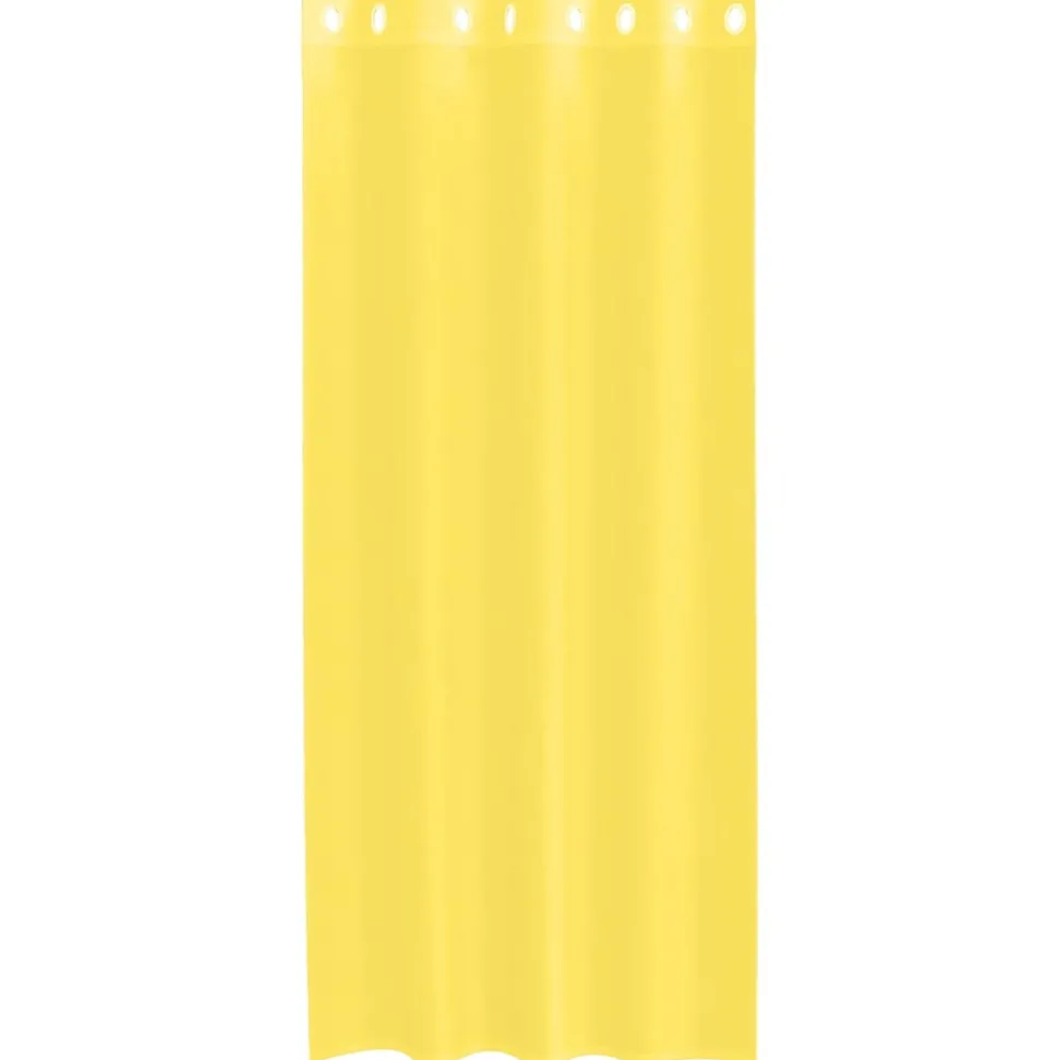 VIDAXL - Rideaux en voile avec œillets 2 pcs jaune