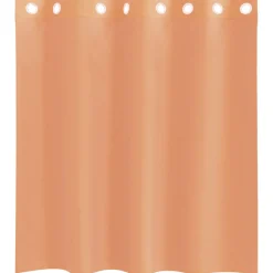 VIDAXL - Rideaux en voile avec œillets 2 pcs terre cuite