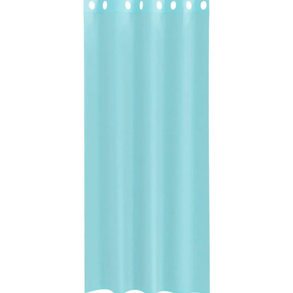 VIDAXL - Rideaux en voile avec œillets 2 pcs turquoise