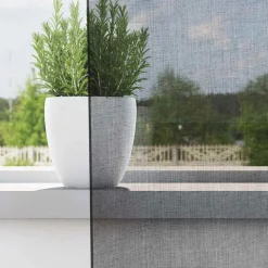 VIDAXL - Rideaux en voile avec œillets 2 pcs noir 140x225 cm