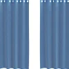 VIDAXL - Rideaux en voile avec œillets 2 pcs bleu royal