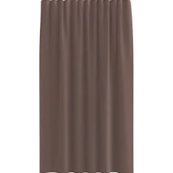 VIDAXL - Rideaux en voile avec passants 2 pcs marron