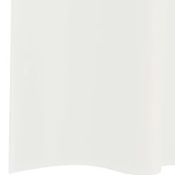 VIDAXL - Rideaux en voile avec passe-tringles 2 pcs blanc