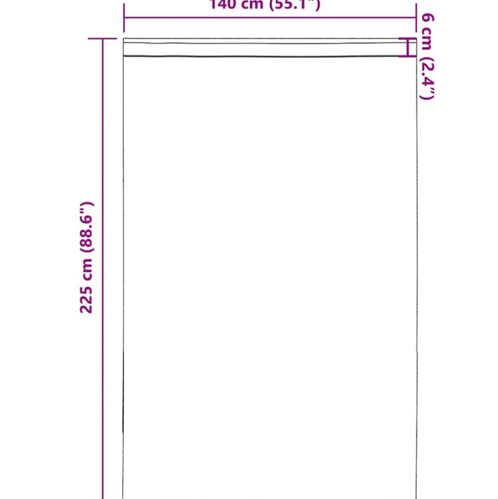 VIDAXL - Rideaux en voile avec passe-tringles 2 pcs marron
