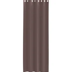 VIDAXL - Rideaux en voile avec œillets 2 pcs marron 140x300 cm