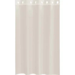 VIDAXL - Rideaux en voile avec œillets 2 pcs crème 140x175 cm