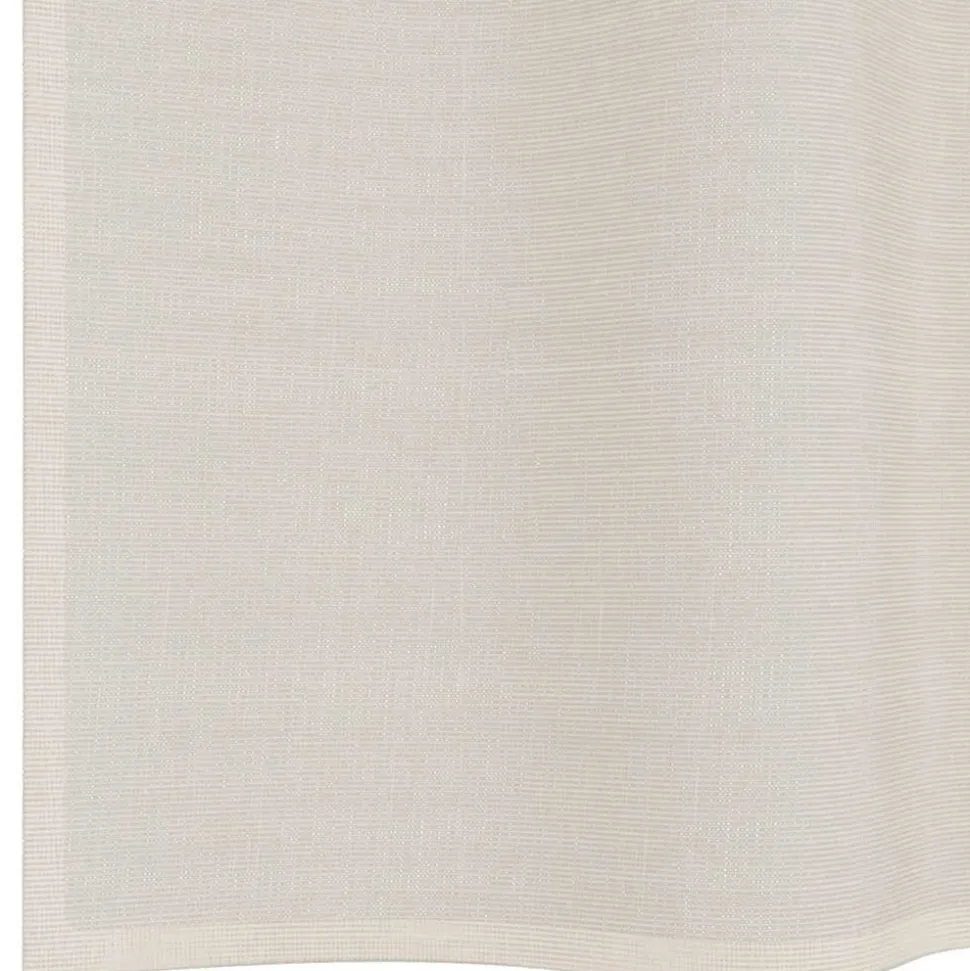 VIDAXL - Rideaux en voile avec œillets 2 pcs crème 140x175 cm