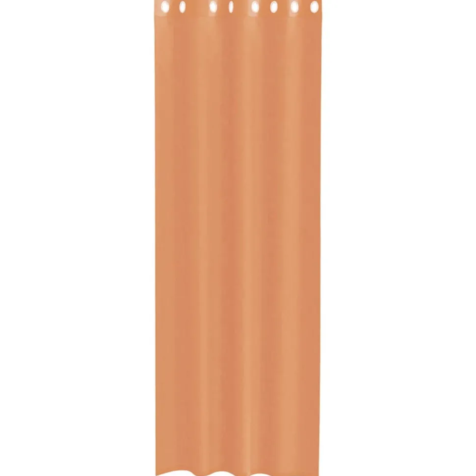 VIDAXL - Rideaux en voile avec œillets 2 pcs terre cuite