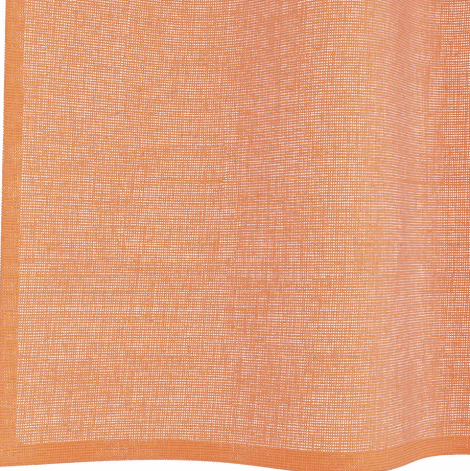 VIDAXL - Rideaux en voile avec œillets 2 pcs terre cuite