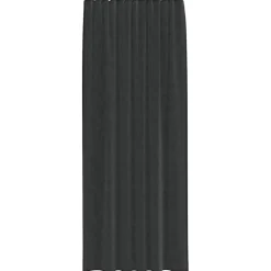 VIDAXL - Rideaux en voile avec passe-tringles 2 pcs noir