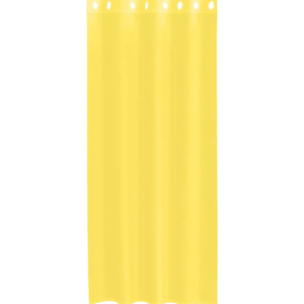 VIDAXL - Rideaux en voile avec œillets 2 pcs jaune