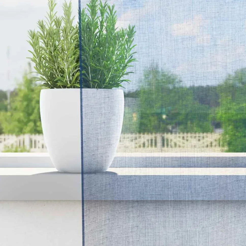 VIDAXL - Rideaux en voile avec œillets 2 pcs bleu royal