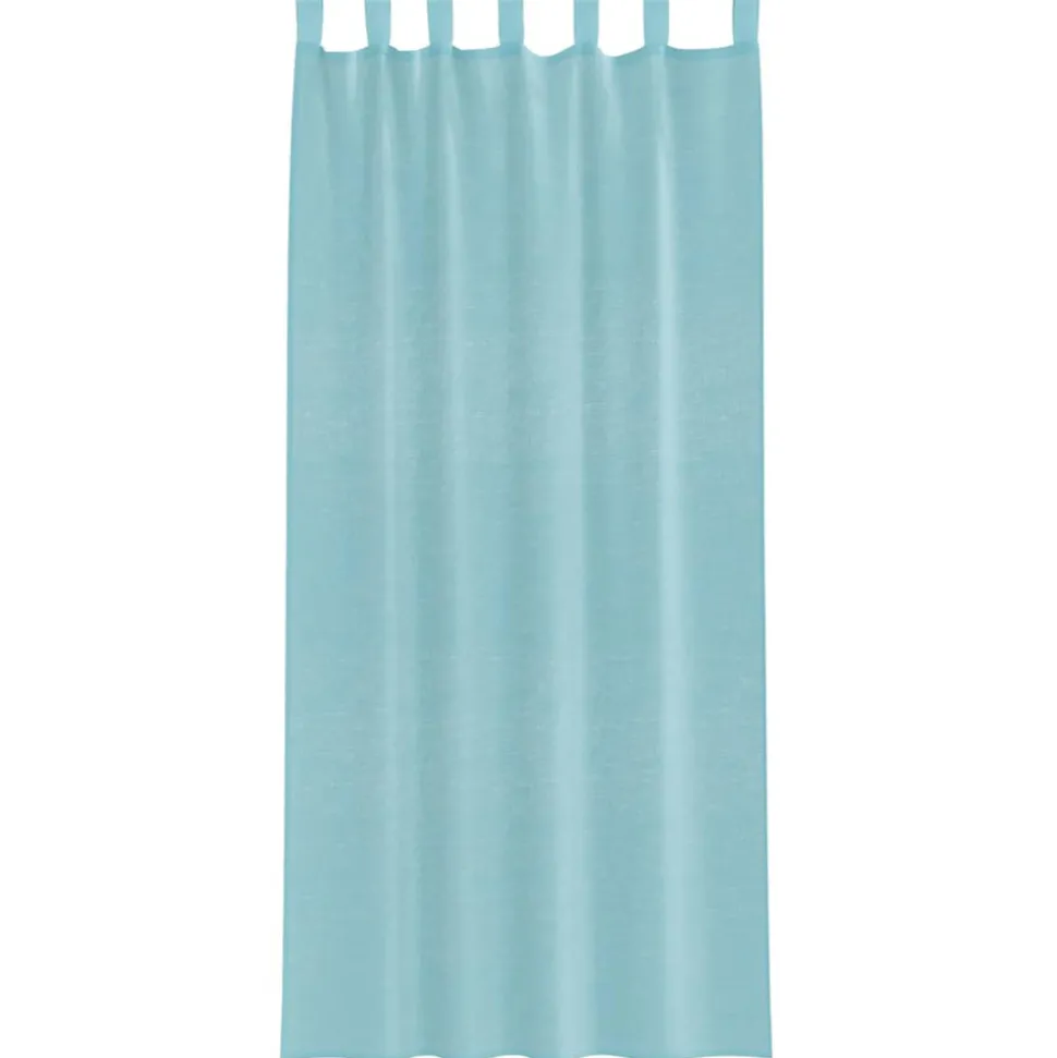 VIDAXL - Rideaux en voile avec passe-tringles 2 pcs turquoise
