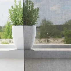 VIDAXL - Rideaux en voile avec œillets 2 pcs gris foncé 140x260 cm