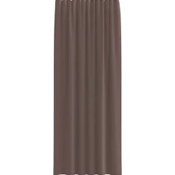 VIDAXL - Rideaux en voile avec passants 2 pcs marron