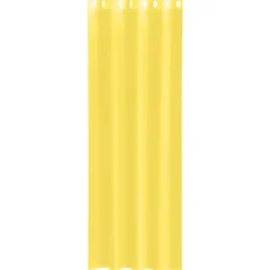 VIDAXL - Rideaux en voile avec œillets 2 pcs jaune