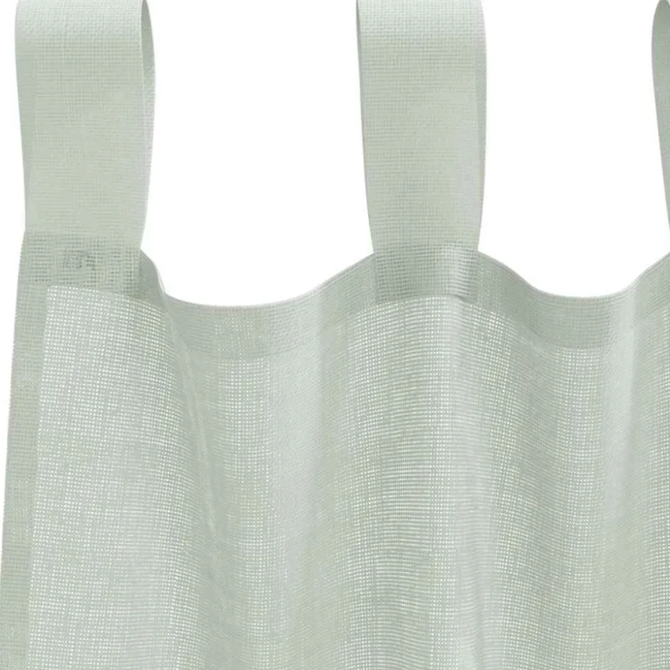 VIDAXL - Rideaux en voile avec boucles 2 pcs gris clair 140x225 cm